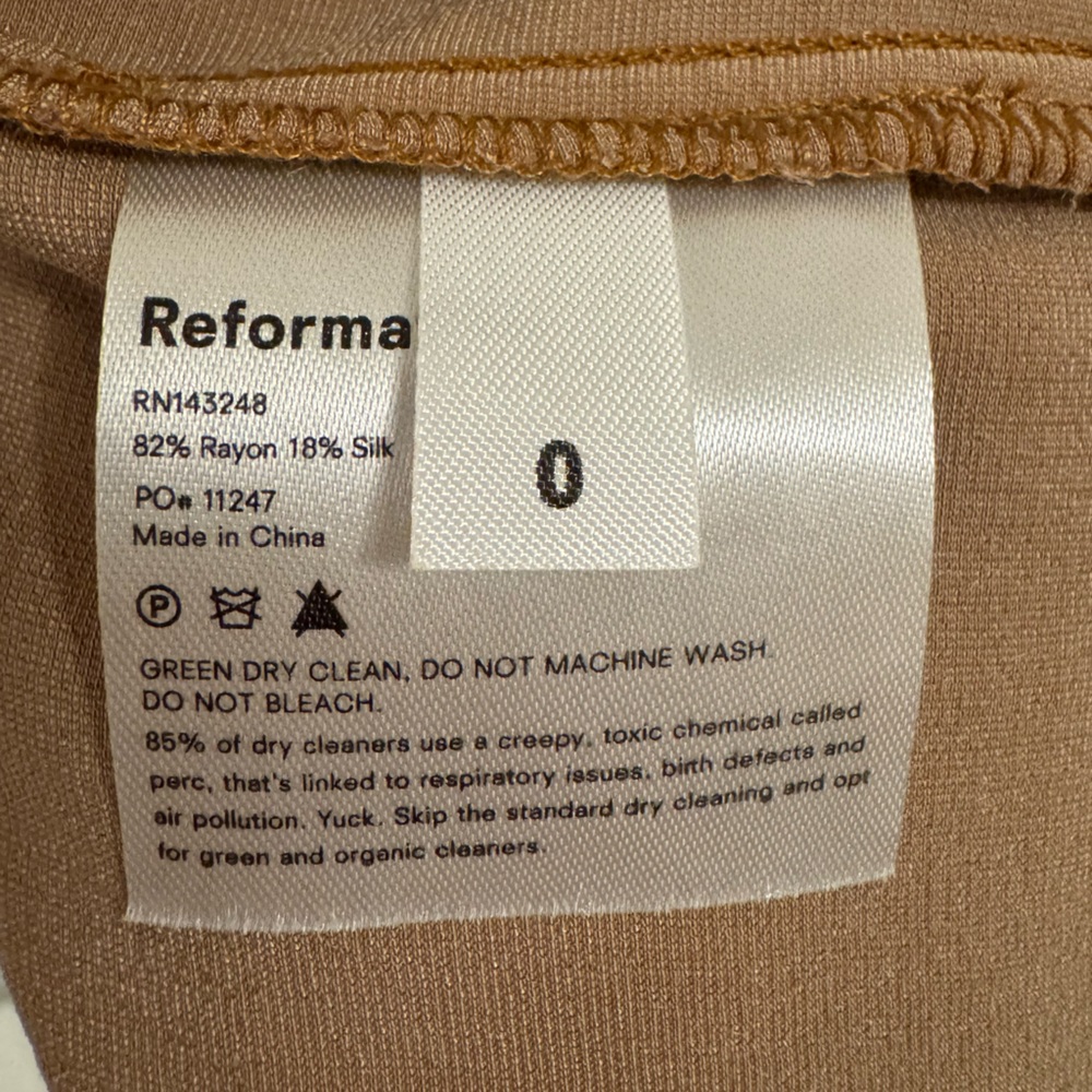 Reformation Gold Velvet Midi Dress - Picture 9 of 9